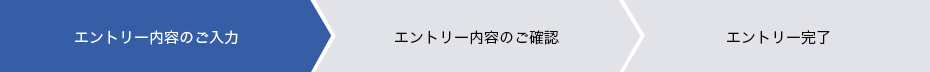 エントリー内容のご入力